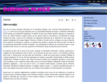 Tablet Screenshot of ensenanzabilingue.wikispaces.com