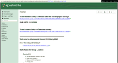 Desktop Screenshot of ajoushistnhs.wikispaces.com
