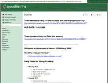 Tablet Screenshot of ajoushistnhs.wikispaces.com