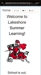 Mobile Screenshot of lakeshoresummerlearning.wikispaces.com