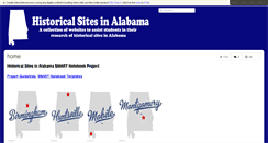Desktop Screenshot of alhistoricalsites.wikispaces.com