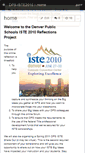 Mobile Screenshot of dps-iste2010.wikispaces.com