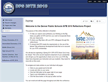 Tablet Screenshot of dps-iste2010.wikispaces.com
