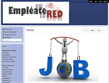 Tablet Screenshot of empleateenlared.wikispaces.com