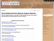 Tablet Screenshot of behaviorsupportmaterials.wikispaces.com