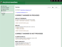 Tablet Screenshot of jezykoznawstwo.wikispaces.com