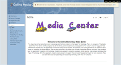 Desktop Screenshot of collinsmediacenter.wikispaces.com