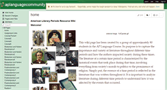 Desktop Screenshot of aplanguagecommunity11.wikispaces.com