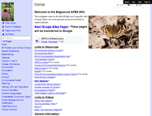 Tablet Screenshot of ehsapes.wikispaces.com
