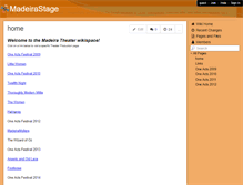 Tablet Screenshot of madeirastage.wikispaces.com
