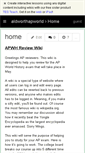 Mobile Screenshot of aldworthapworld.wikispaces.com
