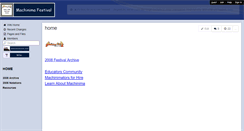 Desktop Screenshot of machinimafestival.wikispaces.com