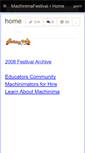 Mobile Screenshot of machinimafestival.wikispaces.com