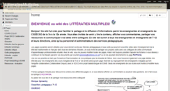 Desktop Screenshot of litteratiesmultiples.wikispaces.com