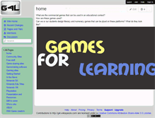 Tablet Screenshot of g4l.wikispaces.com