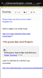 Mobile Screenshot of cshermanenglish.wikispaces.com