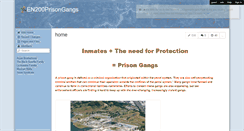 Desktop Screenshot of en200prisongangs.wikispaces.com
