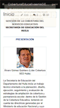 Mobile Screenshot of coberturaeducativaenlasedhuila.wikispaces.com