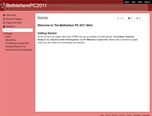 Tablet Screenshot of bethlehempc2011.wikispaces.com
