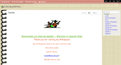 Desktop Screenshot of cullenspanishclass.wikispaces.com
