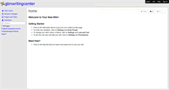 Desktop Screenshot of gbnwritingcenter.wikispaces.com