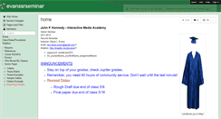 Desktop Screenshot of evanssrseminar.wikispaces.com