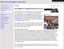 Tablet Screenshot of kommunikasjon-kultur.wikispaces.com