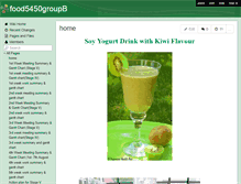 Tablet Screenshot of food5450groupb.wikispaces.com