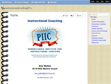 Tablet Screenshot of instructionalcoachingiu4.wikispaces.com