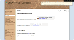 Desktop Screenshot of ehsworldstudiesjackoboice.wikispaces.com
