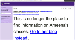 Desktop Screenshot of ameena.wikispaces.com