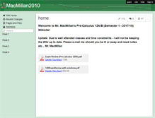 Tablet Screenshot of macmillan2010.wikispaces.com