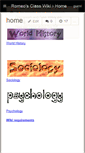 Mobile Screenshot of gizzisgoodies.wikispaces.com