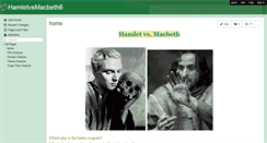 Desktop Screenshot of hamletvsmacbeth6.wikispaces.com