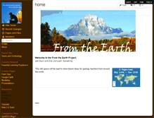 Tablet Screenshot of fromtheearth.wikispaces.com