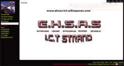 Desktop Screenshot of ehsas-ict.wikispaces.com