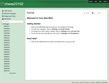 Tablet Screenshot of chsos20102.wikispaces.com