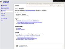 Tablet Screenshot of english.wikispaces.com