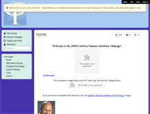 Tablet Screenshot of carletonappsychology.wikispaces.com