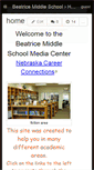 Mobile Screenshot of beatricemiddleschool.wikispaces.com