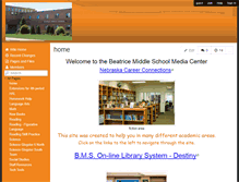 Tablet Screenshot of beatricemiddleschool.wikispaces.com