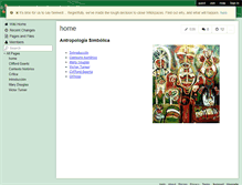 Tablet Screenshot of antropologia-simbolica.wikispaces.com