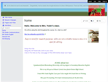 Tablet Screenshot of boyerenglish.wikispaces.com