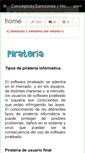 Mobile Screenshot of conceptosysanciones.wikispaces.com