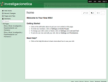 Tablet Screenshot of investigacionetica.wikispaces.com
