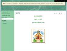Tablet Screenshot of ckroom208.wikispaces.com