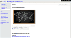Desktop Screenshot of dmps20thcentury.wikispaces.com