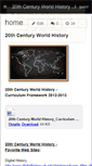 Mobile Screenshot of dmps20thcentury.wikispaces.com