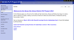 Desktop Screenshot of bcsd-plp-project-2010.wikispaces.com