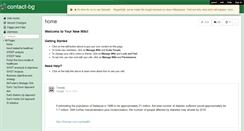Desktop Screenshot of contact-bg.wikispaces.com